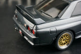 AutoArt Nissan 1989 Skyline GT-R R32 BBS Wheel Argento e Grigio 1:18 – Modello da collezione pressofuso