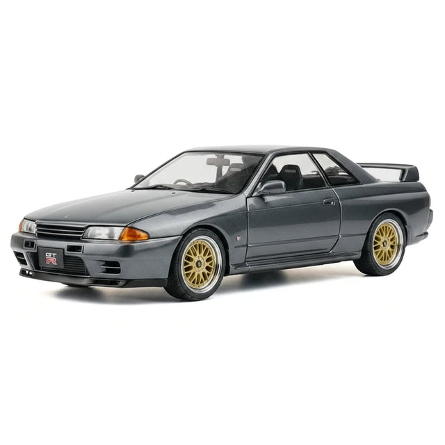 AutoArt Nissan 1989 Skyline GT-R R32 BBS Wheel Argento e Grigio 1:18 – Modello da collezione pressofuso
