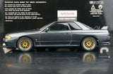 AutoArt Nissan 1989 Skyline GT-R R32 BBS Wheel Argento e Grigio 1:18 – Modello da collezione pressofuso
