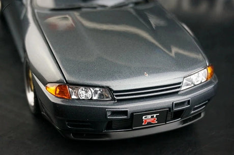 AutoArt Nissan 1989 Skyline GT-R R32 BBS Wheel Silver and Gray 1:18 – Sammelobjekte aus Druckguss-Modell-Druckguss