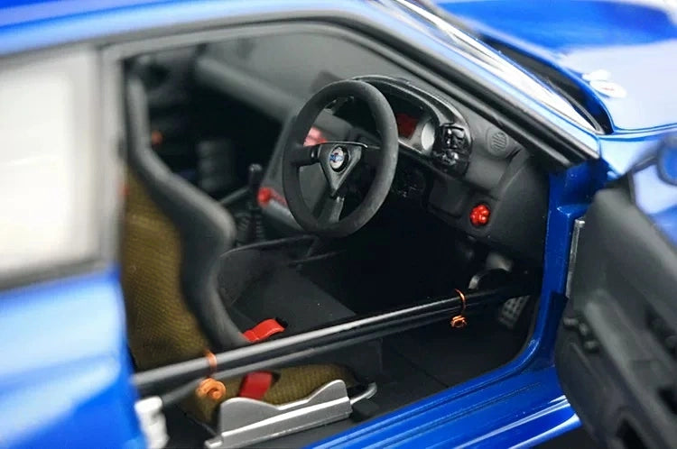 AutoArt Nissan 1989 Skyline GT-R R32 Body Smooth Blue 1:18 – Modello da collezione pressofuso