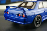 AutoArt Nissan 1989 Skyline GT-R R32 Body Smooth Blue 1:18 – Modello da collezione pressofuso