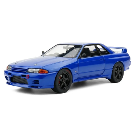 AutoArt Nissan 1989 Skyline GT-R R32 Plain Body Blue 1:18 – Sammelobjekt, Druckgussmodell, Druckguss