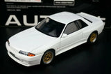 AutoArt Nissan 1991 Skyline GT-R R32 Wangan Midnight White 1:18 – Modello da collezione in pressofusione
