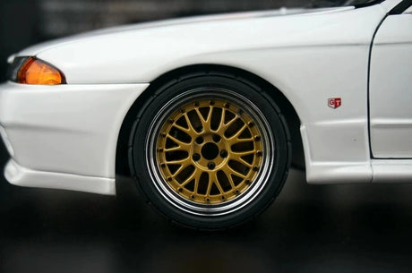 AutoArt Nissan 1991 Skyline GT-R R32 Wangan Midnight White 1:18 – Sammelobjekt aus Druckguss