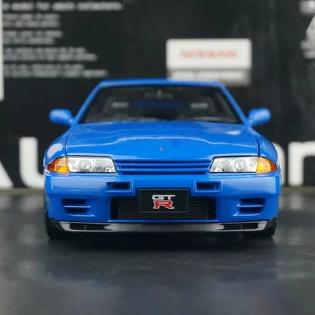 AutoArt Nissan 1993 Skyline GT-R R32 V-Spec BBS Wheel Blue 1:18 – Sammelobjekte aus Druckguss