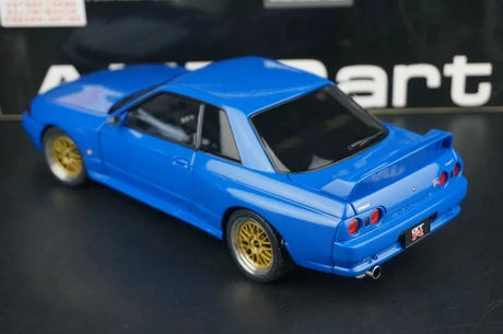 AutoArt Nissan 1993 Skyline GT-R R32 V-Spec BBS Wheel Blue 1:18 – Sammelobjekte aus Druckguss