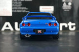 AutoArt Nissan 1993 Skyline GT-R R32 V-Spec BBS Wheel Blue 1:18 – modello da collezione pressofuso