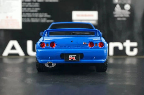 AutoArt Nissan 1993 Skyline GT-R R32 V-Spec BBS Wheel Blue 1:18 – Sammelobjekte aus Druckguss