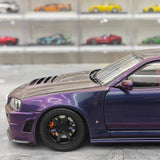 [AutoArt] 1:18 Nissan 1999 Skyline GT-R R34 R-tune Gradient voiture miniature Die-Cast