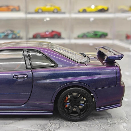 [AutoArt] 1:18 Nissan 1999 Skyline GT-R R34 R-tune Gradient Model Car Die-Cast