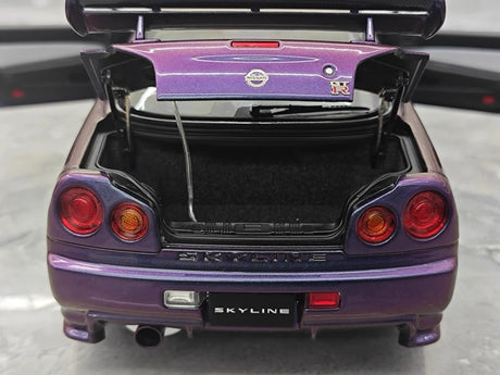 [AutoArt] 1:18 Nissan 1999 Skyline GT-R R34 R-tune Gradient Model Car Die-Cast