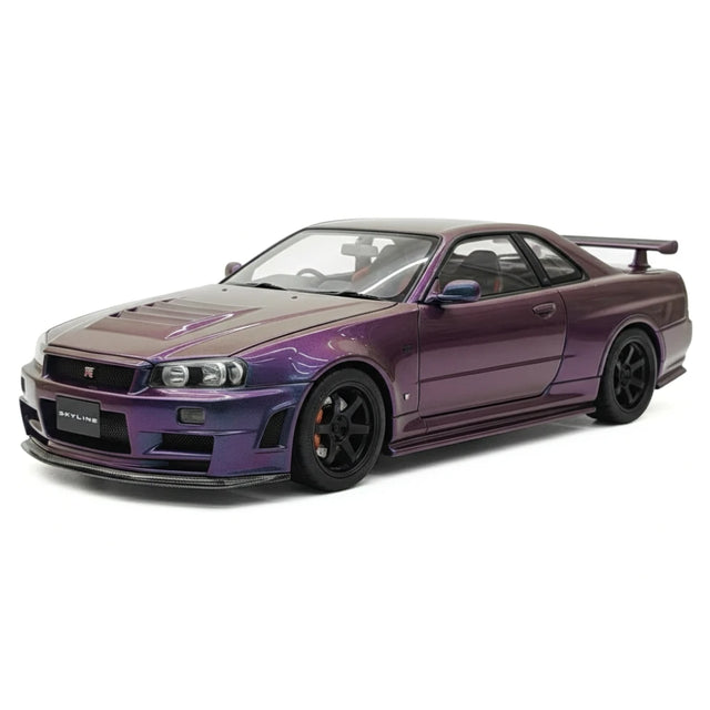 [AutoArt] 1:18 Nissan 1999 Skyline GT-R R34 R-tune Gradient voiture miniature Die-Cast