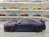[AutoArt] 1:18 Nissan 1999 Skyline GT-R R34 R-tune Gradient voiture miniature Die-Cast