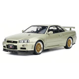 AutoArt Nissan 2000 Skyline GT-R R34 V-Spec II BBS Wheel Gold 1:18 – Modello da collezione pressofuso