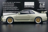 AutoArt Nissan 2000 Skyline GT-R R34 V-Spec II BBS Wheel Gold 1:18 – Modello da collezione pressofuso