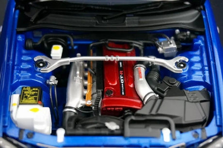 AutoArt Nissan 2000 Skyline GT-R R34 V-Spec II Blue 1:18 – Sammelobjekte aus Druckguss