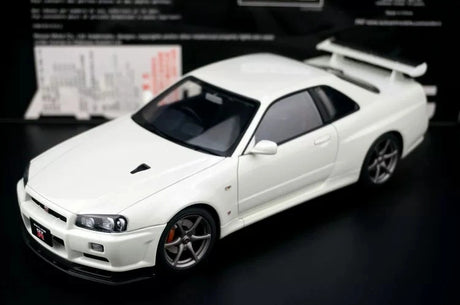 AutoArt Nissan 2000 Skyline GT-R R34 V-Spec II White 1:18 – Sammelobjekte aus Druckguss