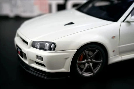 AutoArt Nissan 2000 Skyline GT-R R34 V-Spec II White 1:18 – Sammelobjekte aus Druckguss