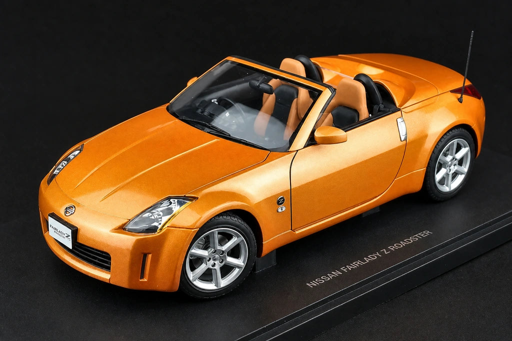 AutoArt Nissan 2003 Fairlady Z Roadster 350Z Orange 1:18 – Modello da collezione in pressofuso