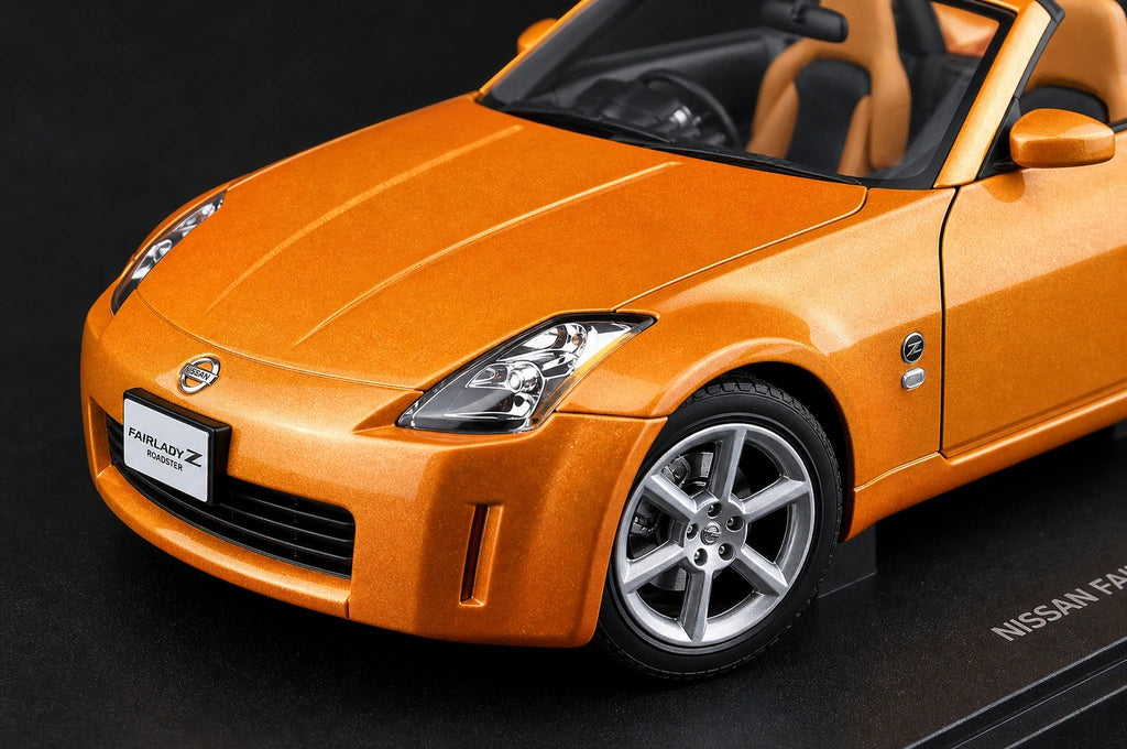AutoArt Nissan 2003 Fairlady Z Roadster 350Z Orange 1:18 – Modello da collezione in pressofuso