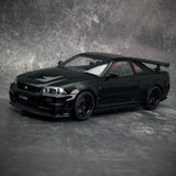 [AutoArt] 1:18 Nissan 2005 Skyline GT-R R34 NISMO Z-tune Black Model Car Die-Cast
