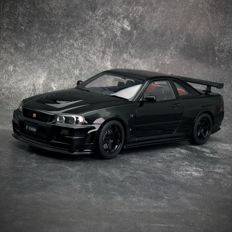 [AutoArt] 1:18 Nissan 2005 Skyline GT-R R34 NISMO Z-tune Black Model Car Die-Cast