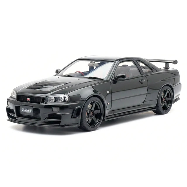 [AutoArt] 1:18 Nissan 2005 Skyline GT-R R34 NISMO Z-tune Black Model Car Die-Cast