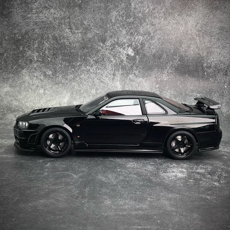 [AutoArt] 1:18 Nissan 2005 Skyline GT-R R34 NISMO Z-tune Black Model Car Die-Cast
