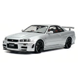 [AutoArt] 1:18 Nissan 2005 Skyline GT-R R34 NISMO Z-tune Silver Model Car Die-Cast