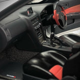 [AutoArt] 1:18 Nissan 2005 Skyline GT-R R34 NISMO Z-tune Silver Model Car Die-Cast