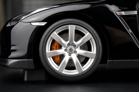 AutoArt Nissan 2009 GT-R R35 Schwarze 1:18 – Sammelobjekt aus Druckguss