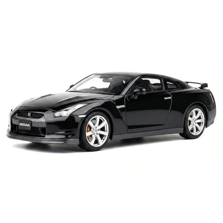 AutoArt Nissan 2009 GT-R R35 Schwarze 1:18 – Sammelobjekt aus Druckguss