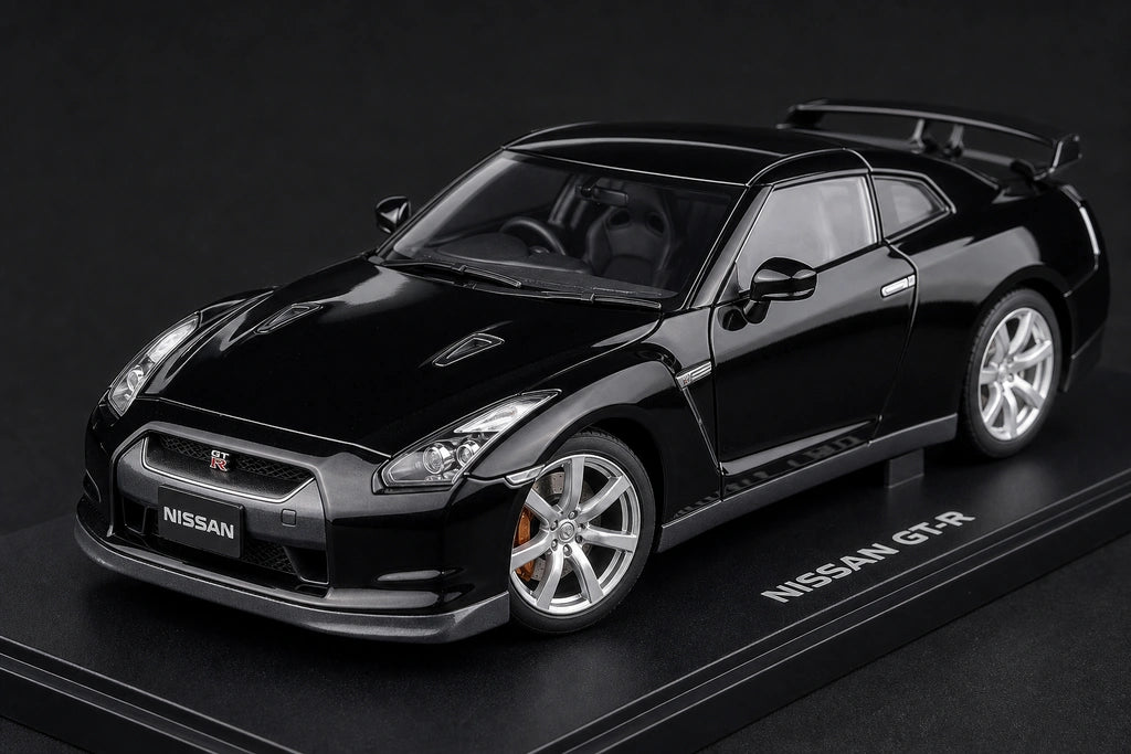 AutoArt Nissan 2009 GT-R R35 Black 1:18 – Collectible Diecast Model Die-Cast