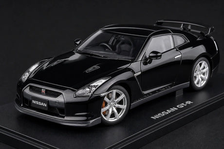 AutoArt Nissan 2009 GT-R R35 Schwarze 1:18 – Sammelobjekt aus Druckguss