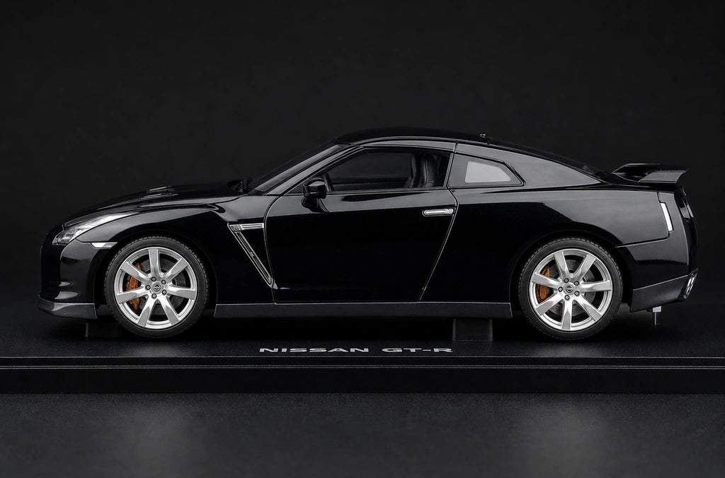 AutoArt Nissan 2009 GT-R R35 Black 1:18 – Collectible Diecast Model Die-Cast
