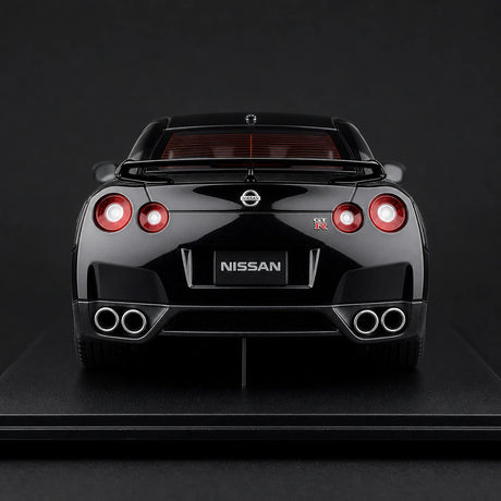 AutoArt Nissan 2009 GT-R R35 Schwarze 1:18 – Sammelobjekt aus Druckguss