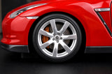 AutoArt Nissan 2009 GT-R R35 ريد 1:18 – نموذج معدني قابل للجمع مصبوب.