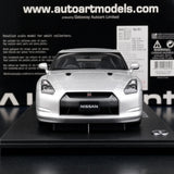 AutoArt Nissan 2009 GT-R R35 Silver 1:18 – Modello Pressofuso da collezione