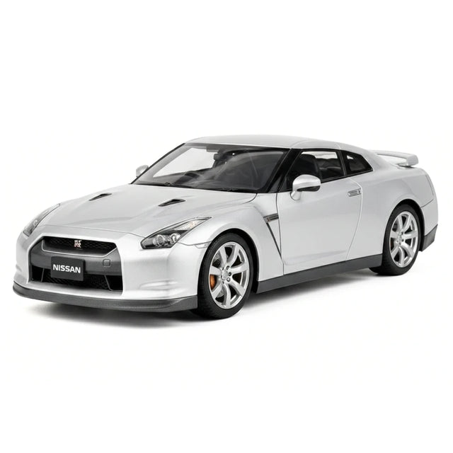 AutoArt Nissan 2009 GT-R R35 Silver 1:18 – Modello Pressofuso da collezione