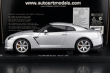 AutoArt Nissan 2009 GT-R R35 Silver 1:18 – Modello Pressofuso da collezione