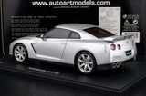 AutoArt Nissan 2009 GT-R R35 Silver 1:18 – Modello Pressofuso da collezione