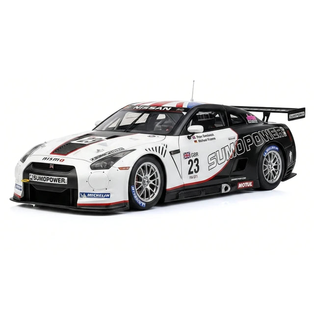 Nissan 2010 GT-R R35 FIA GT1 #23 1:18 modello da collezione in metallo pressofuso di AutoArt - vista 14
