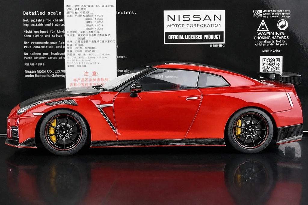 AutoArt Nissan 2017 GT-R R35 Nismo Red 1:18 – Modello da collezione in pressofuso