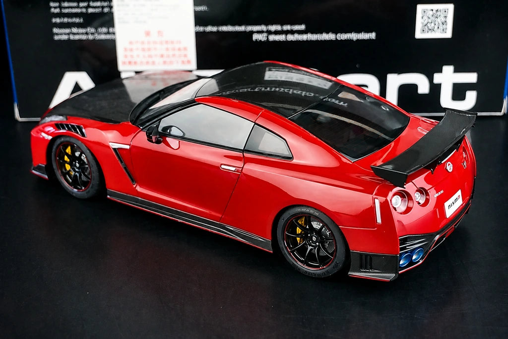AutoArt Nissan 2017 GT-R R35 Nismo Red 1:18 – Modello da collezione in pressofuso