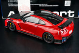AutoArt Nissan 2017 GT-R R35 Nismo Red 1:18 – Modello da collezione in pressofuso