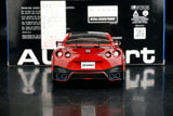 AutoArt Nissan 2017 GT-R R35 Nismo Red 1:18 – Modello da collezione in pressofuso