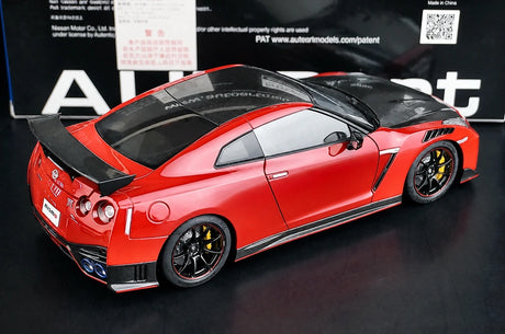 AutoArt Nissan 2017 GT-R R35 Nismo Red 1:18 – Sammelobjekte aus Druckguss