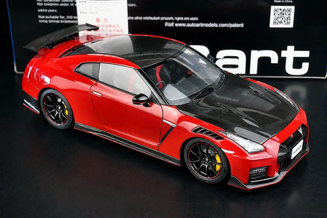 AutoArt Nissan 2017 GT-R R35 Nismo Red 1:18 – Sammelobjekte aus Druckguss