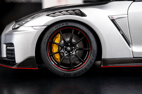 AutoArt Nissan 2017 GT-R R35 Nismo Silberne 1:18 – Sammelobjekte aus Druckguss